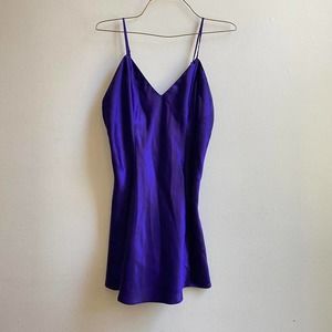 Vintage purple slip dress